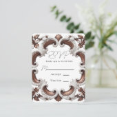 バロエレガントケロココスタイル結婚ズ 出欠カード (スタンド正面)