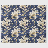 バロエレガントークとダマスクの装飾：ヴィンテージ華美 ラッピングペーパー (フラット)