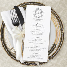 バロエレガントーククレストモノグラム結婚ズ