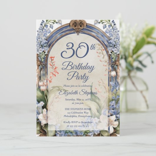 バロエレガントークフローラ3月30日パーティー 招待状 (スタンド正面)