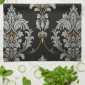 バロエレガントーク・ダマスク キッチンタオル (折り畳み)