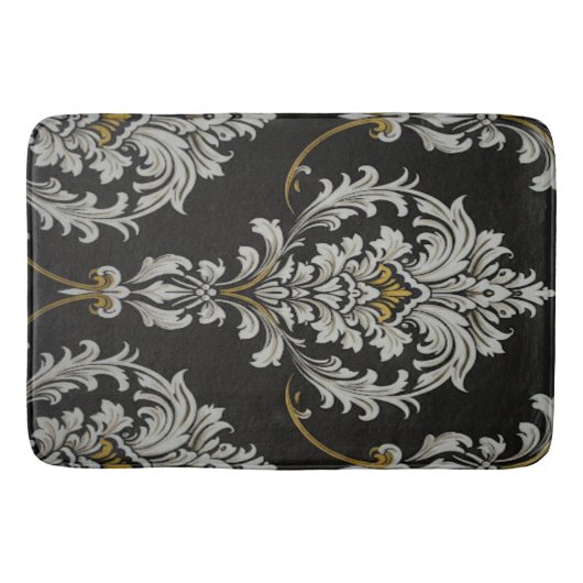 バロエレガントーク・ダマスク バスマット (正面)