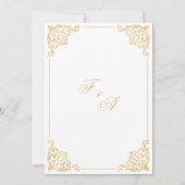 バロエレガントーク・ニカ・イスラム結婚教徒 招待状 (裏面)