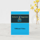 バログ主義の教会 カード (黄色い花)