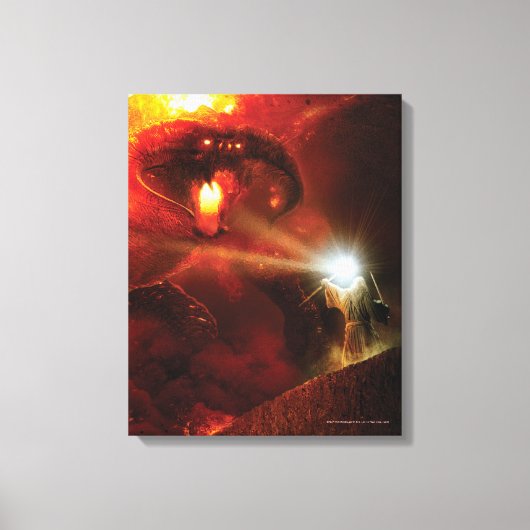 バログ対GANDALF™ キャンバスプリント (正面)