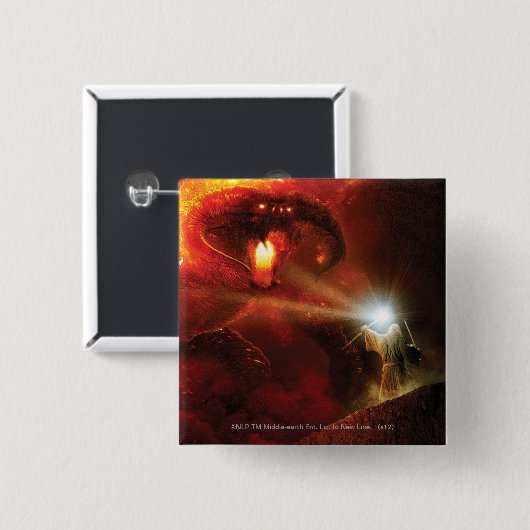 バログ対GANDALF™ 缶バッジ (正面&裏面)