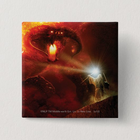 バログ対GANDALF™ 缶バッジ (正面)