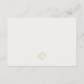 バロケエレガントチノイスリーヴィンテージウェディング詳細 エンクロージャーカード (裏面)