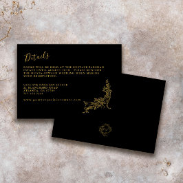 バロケエレガントチノイスリーヴィンテージブラック詳細 エンクロージャーカード