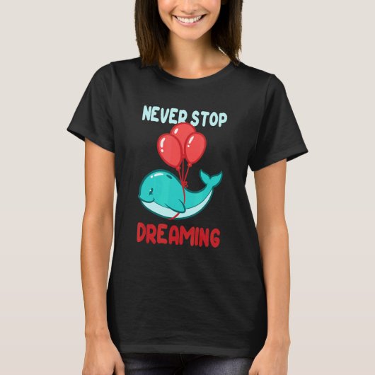 バロストップーで夢を見ない Tシャツ (正面)