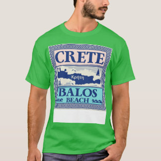 バロスビーチクレタギリシャ Tシャツ
