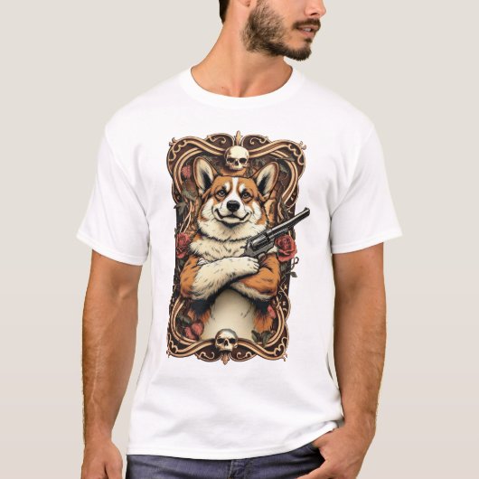 バロックな樹皮:紳士の無法者 Tシャツ (正面)