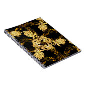 バロックのオーナメントにシームレスな東洋スタイル ノートブック (右側)