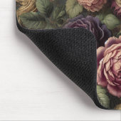 バロックのバトルと開花 – ゴシックフローラデザイン マウスパッド (コーナー)