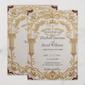 バロックの優雅さへの招待 招待状 (正面/裏面)