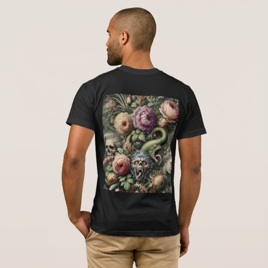 バロックの境界 – ゴシック ヴィクトリアン Tシャツ (裏面フル)