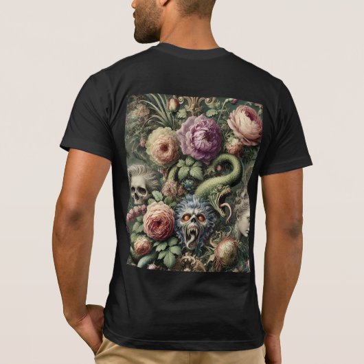バロックの境界 – ゴシック ヴィクトリアン Tシャツ (裏面)
