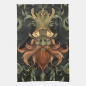 バロックの森の精神 キッチンタオル (縦)