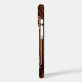 バロックの花と離れの木版 Case-Mate iPhoneケース (裏面 / 左)