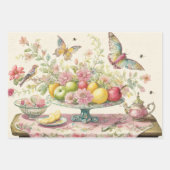 バロックの静物生活 ラッピングペーパーシート (正面3)