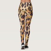 バロックアニマルプリントチェーンデザイン レギンス (裏面)
