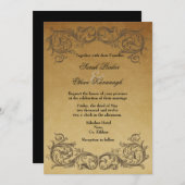 バロックアンティーク結婚式招待状 招待状 (正面/裏面)