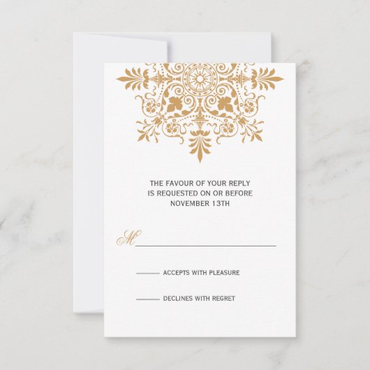 バロックアンバーガーディアルホリデーガラRSV 出欠カード (正面)