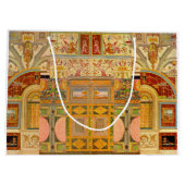 バロックイタリアンモティフコラージュプリント ラージペーパーバッグ (裏面)