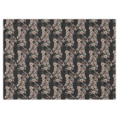 バロックインスパイアボタニカルソフトピンクスとグリーン テーブルクロス (正面(横))