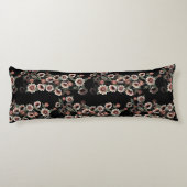 バロックインスパイアボタニカルソフトピンクスとグリーン ボディピロー (裏面)