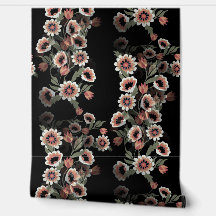 バロックインスパイアボタニカルソフトピンクスとグリーン