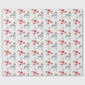 バロックウマズラッピング紙 ラッピングペーパー (フラット)