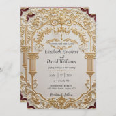 バロックエレガンス招待状 招待状 (正面/裏面)