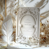 バロックエレガンス結婚ズフレーム招待状 招待状