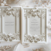 バロックエレガンス結婚ズフレーム招待状 招待状