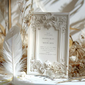 バロックエレガンス結婚ズフレーム招待状 招待状