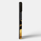 バロックエレガントブラック&金ゴールドフローラ電話ケース Case-Mate iPhoneケース (裏面 / 右)