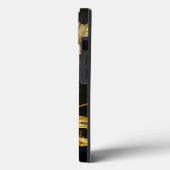 バロックエレガントブラック&金ゴールドフローラ電話ケース Case-Mate iPhoneケース (裏面 / 左)