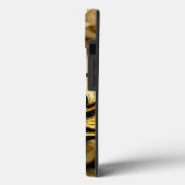 バロックエレガントブラック&金ゴールドフローラ電話ケース Case-Mate iPhoneケース (裏面 / 左)