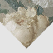 バロックエレガントヴィンテージ植物性パステルフラワーズ 薄葉紙 (詳細)