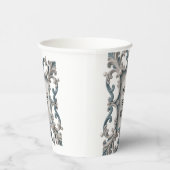 バロックエレガント男の赤ちゃんシャワー 紙コップ (右)