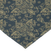 バロックエレガント金ゴールドバタフライフローリッシュ テーブルクロス (アングル)