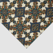 バロックエレガント&ロココシームレスフローラルパターン 薄葉紙 (詳細)