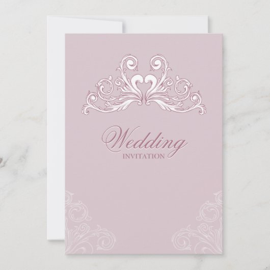 バロッククラシック結婚式招待状 招待状 (正面)