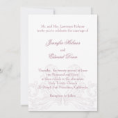 バロッククラシック結婚式招待状 招待状 (裏面)