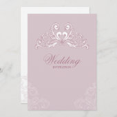 バロッククラシック結婚式招待状 招待状 (正面/裏面)