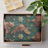 バロッククリスマスティッシュペーパー 薄葉紙 (ギフト)