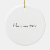 バロックサンタクロース セラミックオーナメント (裏面)