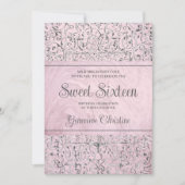 バロックシルバーフレームキンセアニェラ招待状 招待状 (正面)