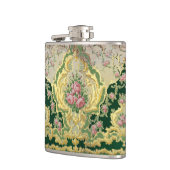 バロックスタイリッシュロココピンクローズ金ゴールド酒 フラスク (左)